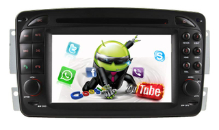 For Benz A-W168 C-W203 E-W210 Viano DVD Player GPS for 6.2"Touchscreen Android Autoradio Navigation CarPlay