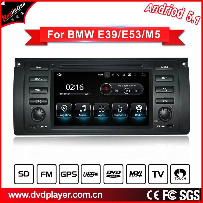 carplay android BMW 5 E39 M5 gps navigation car dvd phone connections