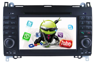 For Mercedes Benz Sprinter Vito Viano VW Crafter Android Autoradio GPS Navi 7" Touchscreen DVD Bluetooth