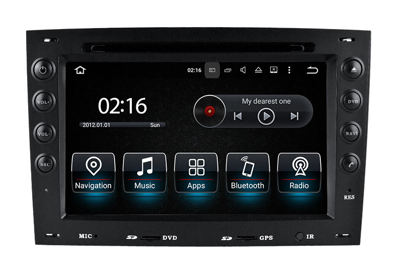 7"carplay Car Audio Renault Megane Android 7.1 Gps DVD Navigatior Car Stereo