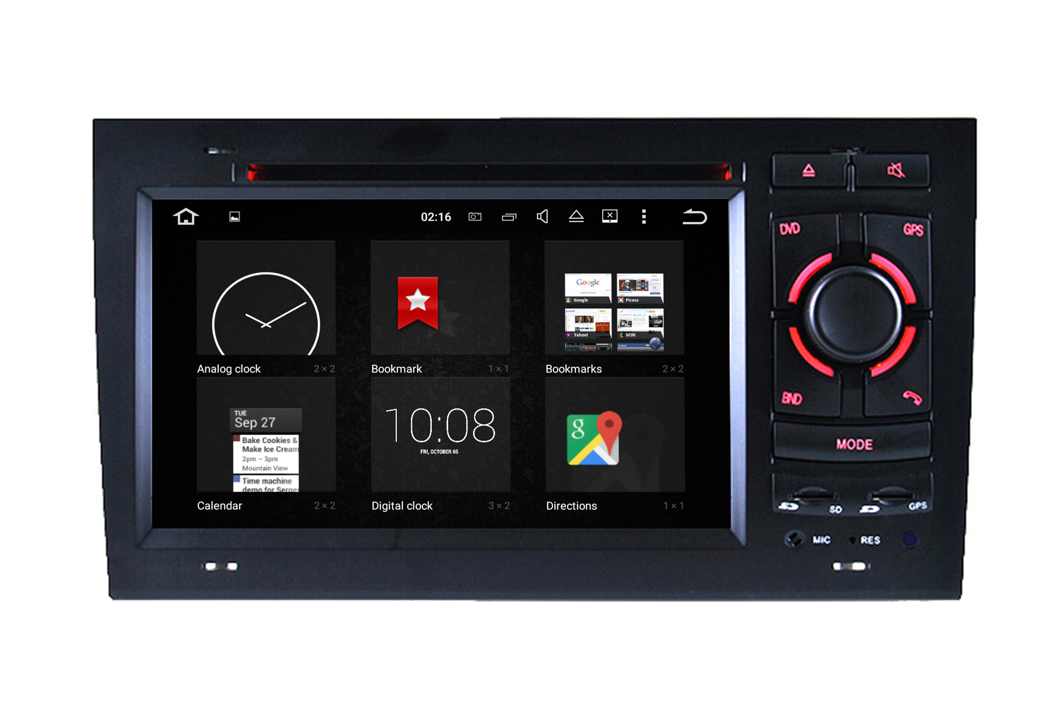 7 Inch Touchscreen for Audi A8 S8 D2 4D GPS Navigation DVD Player USB Radio Carplay Android Auto Bluetooth 4G WIFI Head Unit upgrade Youtube
