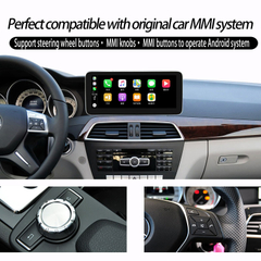 For Mercedes Benz C-W204 NTG4.5/NTG4.7 Android Multimedia Navigation 10.25"Touchscreen Bluetooth Stereo