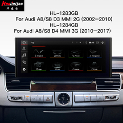 for Audi A8 D3 MMI 3G Android Car Stereo 12.3"Blu-Ray Touchscreen Navigation Wireless CarPlay Car Sterios Upgrade