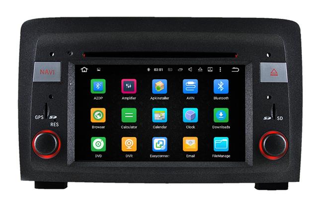 6.2"Fiat Idea/Musa Android 9.0 Car Dvd Players Carplay Android Phone Connections 