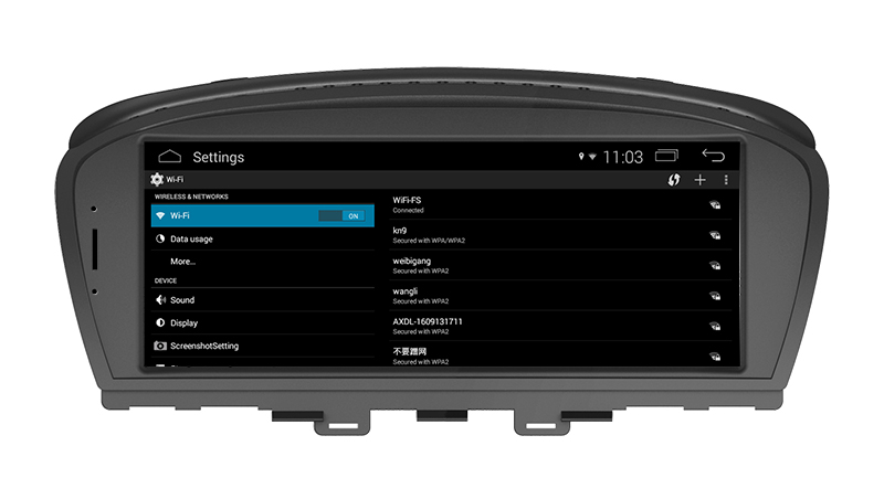 Hualingan For BMW 7 series，CCC with AUX, 8.8 inch Android car multimedia system MTK Core 4G internet 64G storage WIFI Carplay