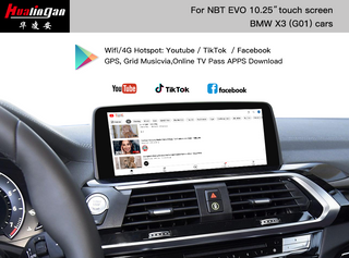 Carplay Ai BOX Android 12 BMW X3 F25 NBT EVO Wireless Apple CarPlay Android Auto 