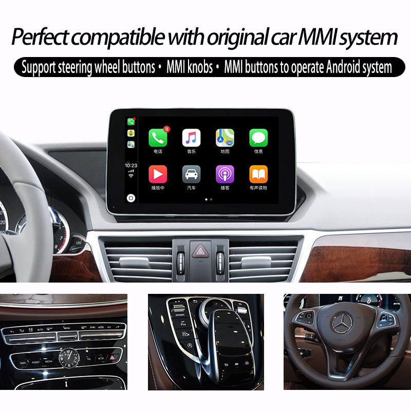  9“Mercedes Benz E Class(2016-)car-multimedia-navigation-system Android Built ZLINK 5G Wifi 
