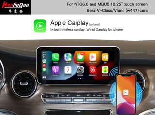 Mercedes V Class Apple CarPlay Vito W447 Carplay Ai BOX Android 12 