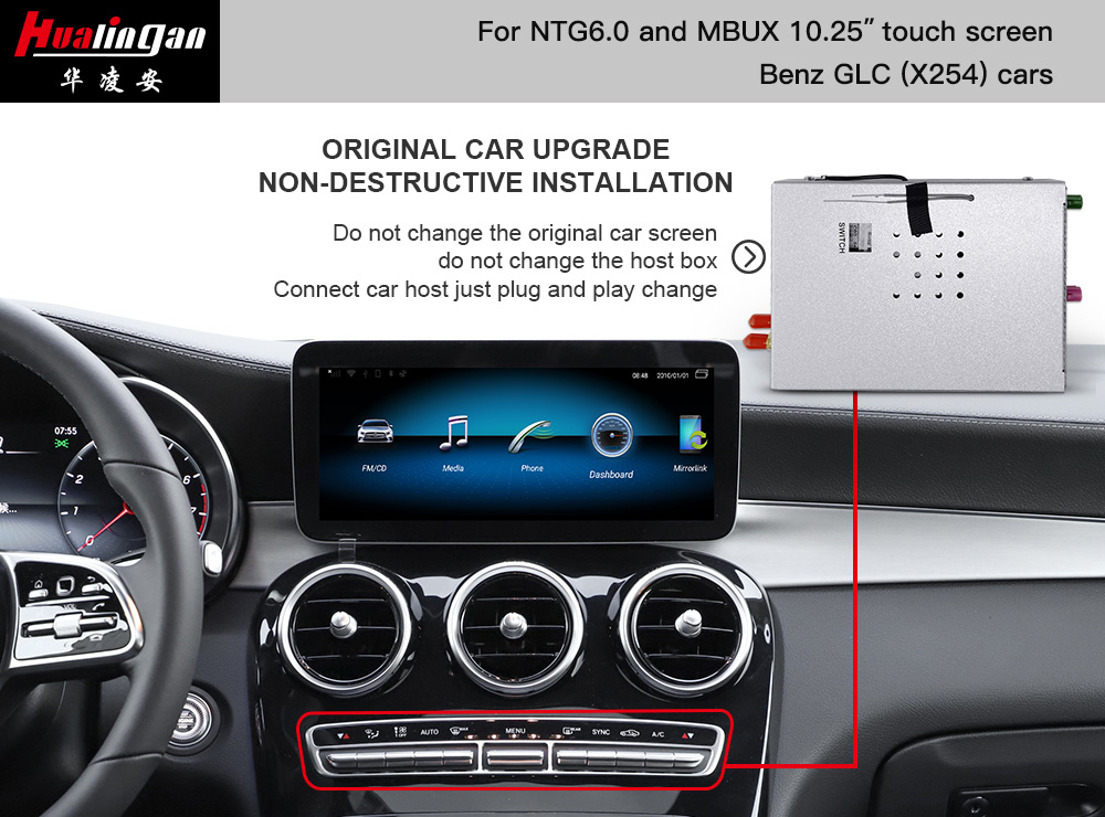 Mercedes GLC Apple CarPlay Upgrade MBUX X254 Android Ai BOX 