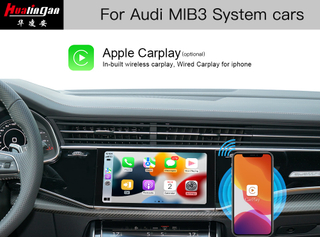 Hualingan Audi A8 S8 D5 MIB2 Wireless Apple CarPlay Full Scree Android Auto Upgrade Screen Mirroring Android System Rear Camera