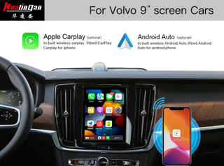 Wireless Apple CarPlay Full Screen VOLVO S90 With 9 Inch Touch Screen Android Auto Mirroring Android Navigation