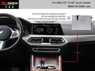 BMW X6 Apple CarPlay Retrofit BMW G06 IDrive 7.0 Android Auto Full Screen Mirroring Video